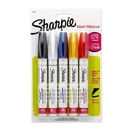 Sharpie Oil based paint marker set primary