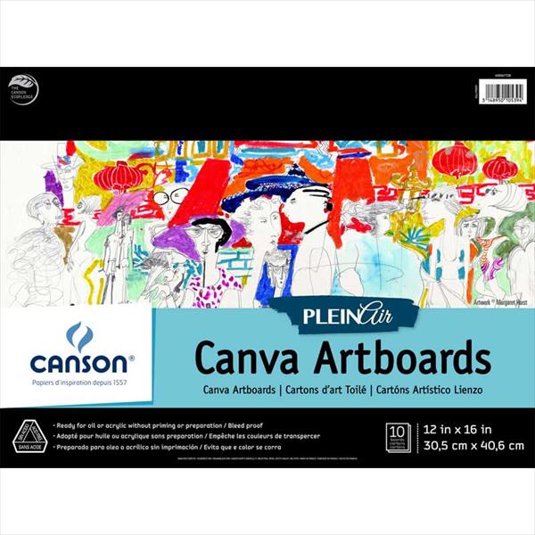 Canson Pleinair Canva artboards 10 boards