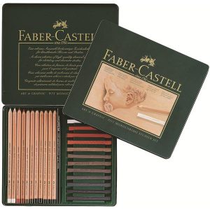Faber-Castell Artist Pencils and Crayons set of 25