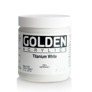 Golden Heavy Body Artist Acrylic - Titanium White