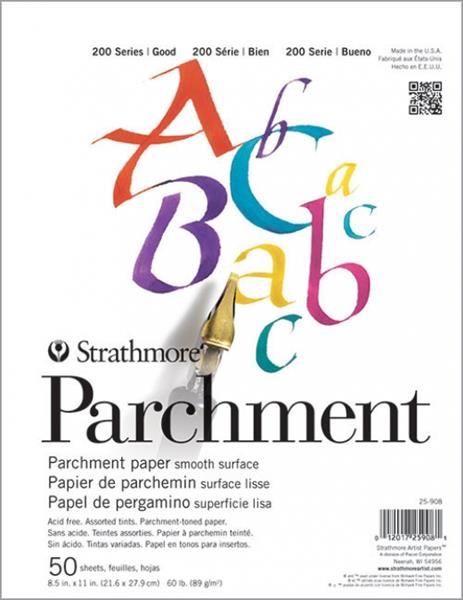 Strathmore 200 Series parchment pad 50 sheets 8.5x11