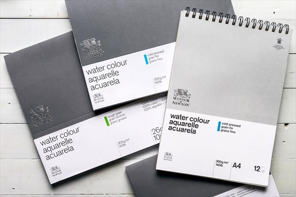 Winsor and Newton professional cold pressed watercolor paper 12 sheets