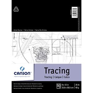 Canson Artist Series Pro Layout Marker Pad, Semi-Translucent for 9 x 12