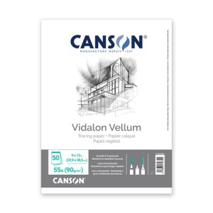Canson Vidalon Vellum Pad (50 Sheets)