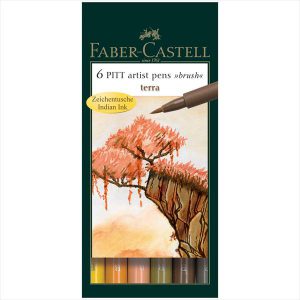 Faber-Castell Pitt Artist Pens Terra