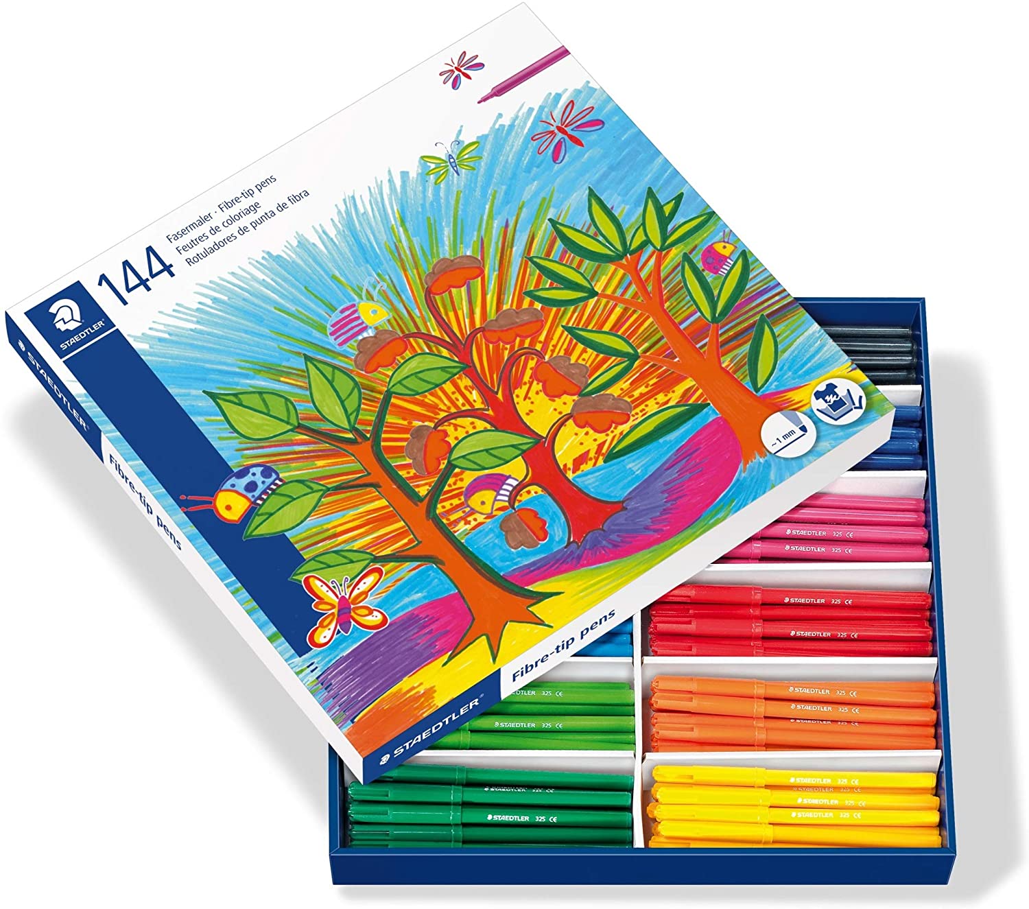 Steadtler 144 marker pen pack
