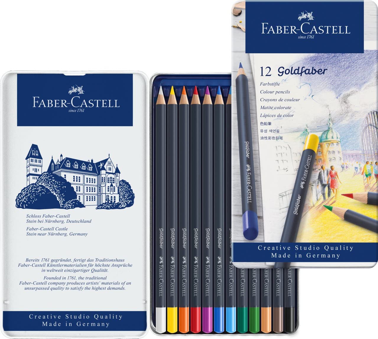 Faber-Castell Creative Studio Goldfaber Wood Cased Color Pencils