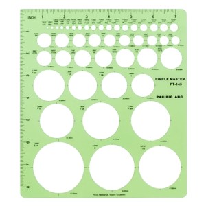Pacific Arc 45 Circle Master Template (PT-145)