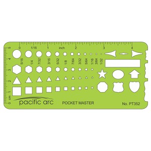 Pacific Arc Electrical Graphic Symbols Template (PT-479)