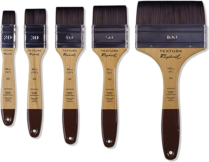 Raphael Textura Mixed Media Flat Brushes - Image 1