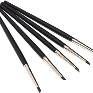 Comiart Silicone Color Shaper for Clay Sculpture Pottery Modeling (#0) - Set of 5