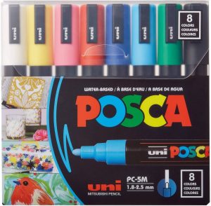 POSCA Paint Marker Sets, PC-5M Medium - Image 1