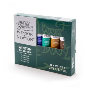 Winsor and Newton Winton Oil Paint Set 6x21ml
