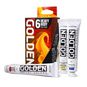 Golden Artist Acrylic Heavy Body Intro Set of 6
