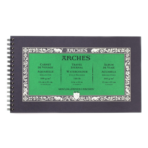 Arches Watercolor Travel Journal (Hot Press or Cold Press) - Image 1