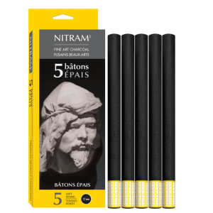 Nitram Bâtons Épais Charcoal