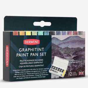 Derwent Graphitint Paint Pan Set of 12