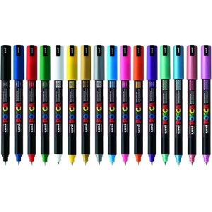 Posca Paint Marker PC-1MR Ultra Fine Metal Tip
