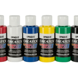 Createx Airbrush Opaque Color set of 6, 2oz.