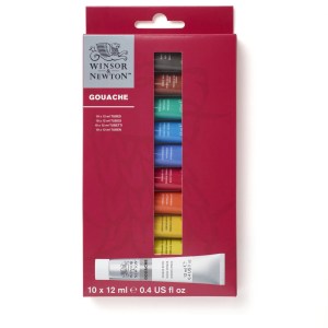 Winsor and Newton Gouache Set 10x12ml